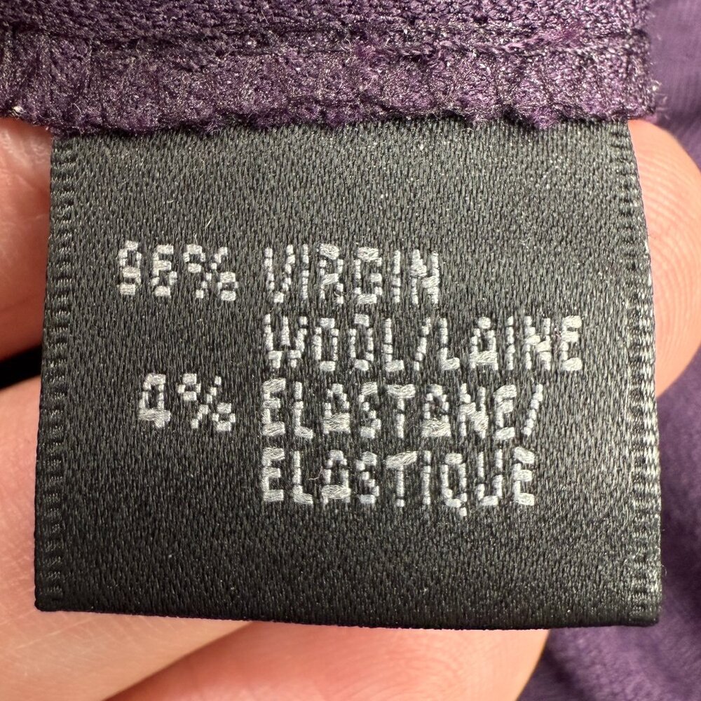 EUC Women's LAFAYETTE 148 Wide Leg Virgin Wool‎ Trouser Pant | Size 6 - Picture 6 of 7
